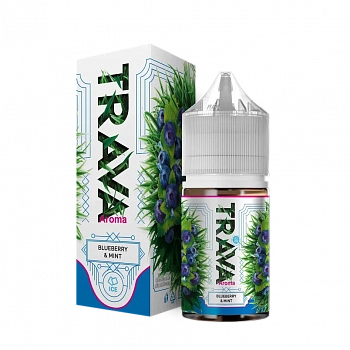 Ароматизатор TRAVA "BLUEBERRY & MINT (синие ягоды / мята)" 13мл (на 30мл)